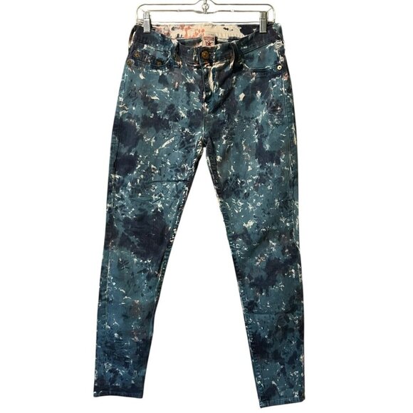 True Religion Halie Tie Dye Jeans Mens? Size 31 Modern Designer Preppy Party‎ - Picture 1 of 16